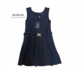 Платье детское школьное  для девочки (синее) 32- размер